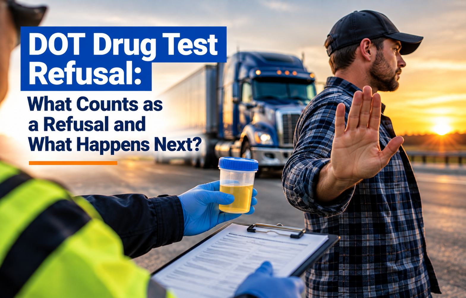 DOT Drug Test Refusal: What Counts as a Refusal and What Happens Next?